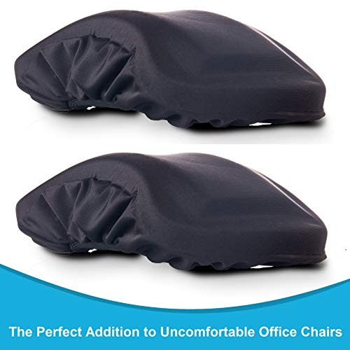Adjustable Office Chair Armrest Covers Stretchable Memory Foam Arm