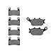 KMG 1999-2000 Honda CBR 600 F4 Front + Rear Non-Metallic Organic NAO Brake Pads Set