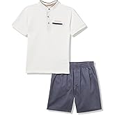 Calvin Klein baby-girls 2pc Short Set