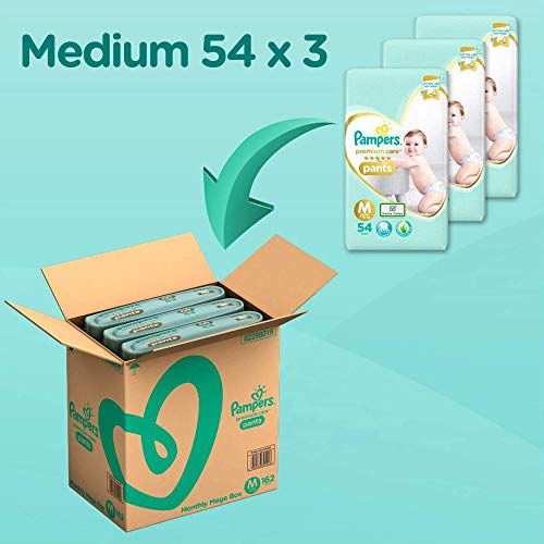 pampers premium care pants m size