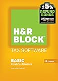 H&R Block 2015 Basic Tax Software +  Refund Bonus Offer - Windows Download [Old Version]