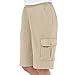 Collections Etc Women's Elastic Waist Cargo Pocket Short