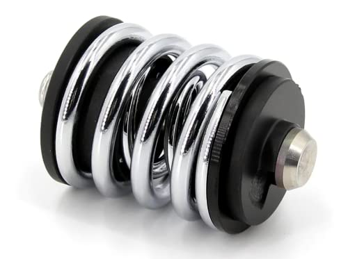 Firm Suspension incl Disc & Titanium Bolt Full Set for BROMPTON Silver