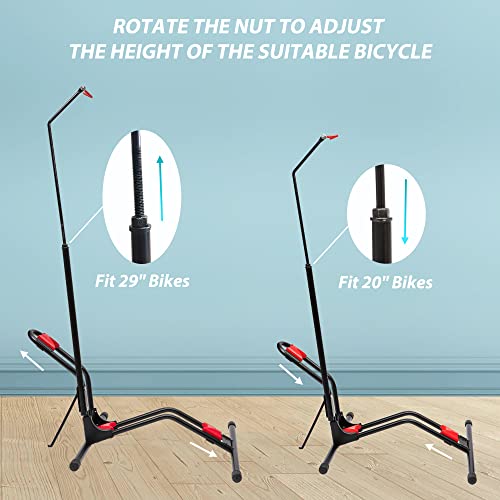 JAPUSOON Bike Rack Garage Storage , Adjustable Vertical Bike Stand for