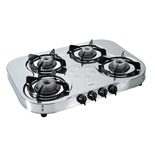 Glen 4 Burner Stainless Steel Gas Stove 1045 High Flame Mega Sale Online