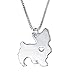 WeiVan Dog Pendant Necklace Golden Retriever Greyhound German Shepherd Dog Memorial Gift