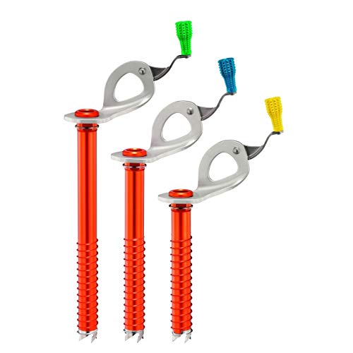 PETZL - Laser Speed Light, Ultralight Ice Screw with Integrated Crank, 13 cm