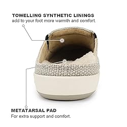 House Slippers for Men, Canvas House Slipper for