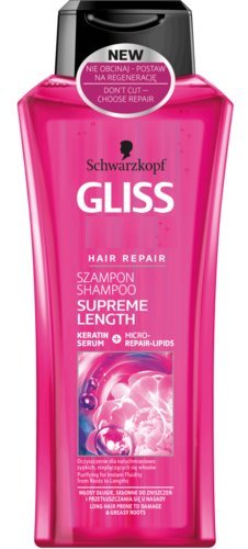 Gliss Schwarzkopf Gliss SUPREME LENGTH Shampoo, 250 ml