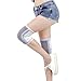 Restar Bamboo Charcoal Cashmere Warm Metal Spring Fitness Knee Pad Unisex Cashmere Knee Brace Pads Winter Warm Thermal Knee Pad 1 Pair by Restar Kneepad