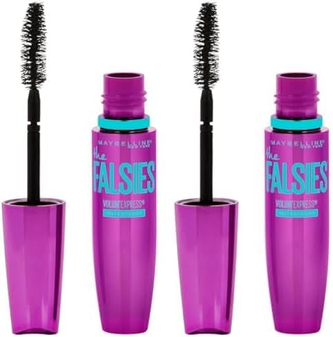 Maybelline The Falsies Mascara Waterproof Very Black Pack of 2