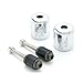 Krator HBD005S Slider (Silver Suzuki Engraved Bar Ends Weights-GSXR 600 750 1000 Hayabusa Bandit SV650 Katana and More (1989-2013)