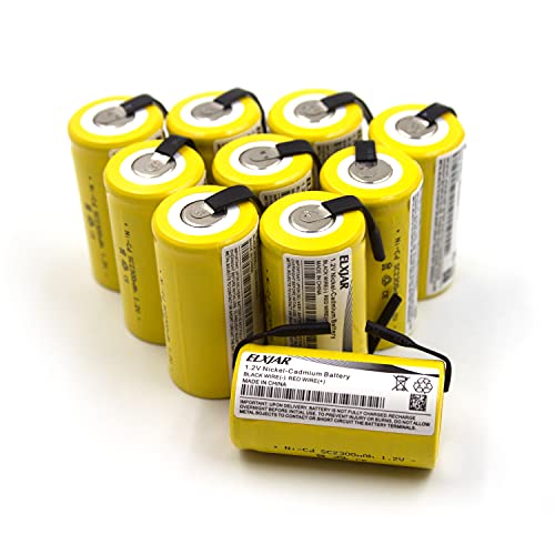 (5Pack) Sub C 1.2V 2000mAh NiCD SC Rechargeable Battery for Power Tools (with Tabs) Pricepulse