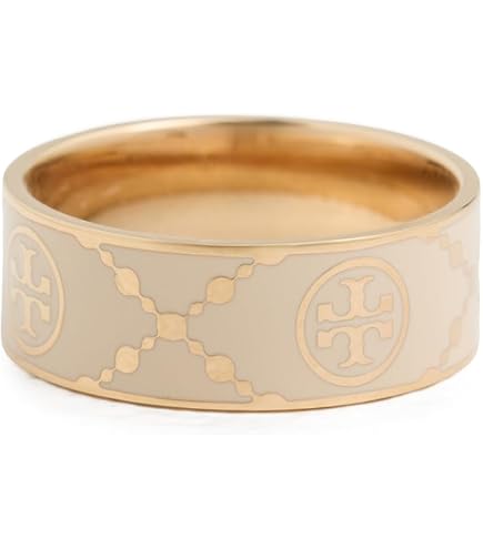 Amazon.com: Tory Burch Women's Icon T Monogram Ring, Tory Gold, 7