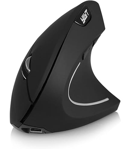 MOUSE SEM FIO RECARREGÁVEL 2.4 GHZ VERTICAL ERGONÔMICO ORTOPÉDICO