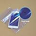 100pcs 12''x16'' Shrink Bags, Soeland Large Heat Seal PVC Shrink Wrap Bags Film 100 Ga for Gifts, Packagaing, Shoes, Books, Wine Bottles, Small Basket(Best Shrink Rate)-Slight Blue Tint