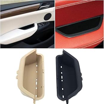 Amazon.com: wroadavee ABS Inner Driver's Door Armrest Storage Box Frame Cover Trim for BMW X3 ...