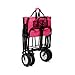 Pink Mac Sports Collapsible Folding Utility Wagon Garden Cart Shopping Beach
