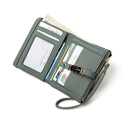 TOPKULL Wallets for Women Small Rfid Bifold Ladies Wallets Wristlet