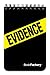BookFactory Evidence Notebook / Evidence Notepad / Pocket Evidence Journal / Log Book, 120 Pages - 3 1/2” x 5 1/4