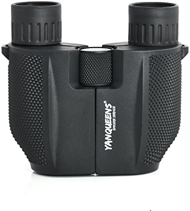 Yanqueens 10x25 Folding High Powered Binoculars With Weak Light Night Vision Clear Bird Watching Great for Outdoor Sports Games and Concerts for Boys