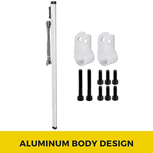 Mophorn 1 Axis Lathe Linear Scale 1000mm with Accuracy 0.0002" Optical Length Precision Linear Scale Aluminum Body for Mill Milling Lathe Machine with Accessories (1000mm(40")) - Thumbnail 4