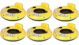 Bestway Rapid Rider 53" Raft Tubes with Handles/Cup Holders, 6-Pack | 43116E