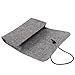 Tinksky Portable Soft Wool Felt Sleeve Bag Storage Bag Pouch Travel Organizer for MacBook Laptop Wireless Mouse Power Adapter