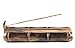 Incense Holder Burner Handmade Stick Incense Burner with Storage Compartment, Ash Catcher for Meditation, Yoga, Catches All Ashes, Bamboo Style Gift Home Decor Incense Stick Holders Burners