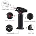 Culinary Butane Torch, DUTISON Refillable Cooking Kitchen Blow Torch with Safety Lock and Adjustable Flame for Creme Brulee, Desserts, Meat, Camping, Searing, Soldering (Butane Gas NOT Included)