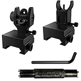 Fiber Optics Flip Up Iron Sight with Pop Up