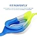 Amazer Kids Child Swim Goggles, Kid Child Swimming Goggles with Clear Vision Anti Fog UV Protection No Leak Come Easy to Adjust with Free Protection Case for Kids Child Early Teens