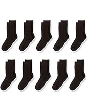 Amazon Essentials Kids' 10-Pack Cotton Crew Sock