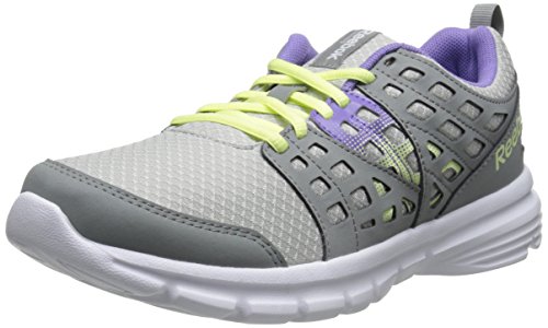 Reebok Women's Speed Rise Running Shoe, Steel/Flat Grey/Lush Orchid/Citrus Glow/White, 7 M US