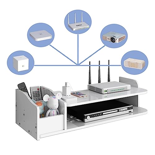 Floating Wall Shelf for WiFi Router, Small Wall Shelf, Floating Shelf