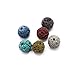 IDS Lava Beads Rock Stone for Jewelry Making Findings Accessories Essential Oil Diffuser,8MM(Mix Color)