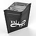 BEST Designs (Pack of 100) Smell Proof 3x4 in. Resealable Ziplock Mylar Bags FDA Approved Food Safe Aluminum Material (Black)