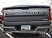 EyeCatcher Tailgate Insert Letters Compatible with 2019-2022 Chev Slverado (Satin Black)