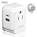 Ceptics Australian Travel Adapter Set, 20W PD & QC, Type I-3.1A - 4 in 1-2 USA Inputs, 1 USB Port, 1 USB-C Port - Australian New Zealand Fiji Argentina, Compact - Adapter Australia-Compatible Plug