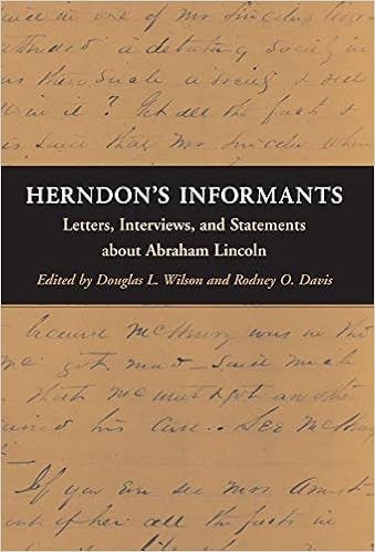 Herndon S Informants Letters Interviews And Statements About Abraham Lincoln Wilson Douglas L Davis Rodney O 9780252085635 Amazon Com Books