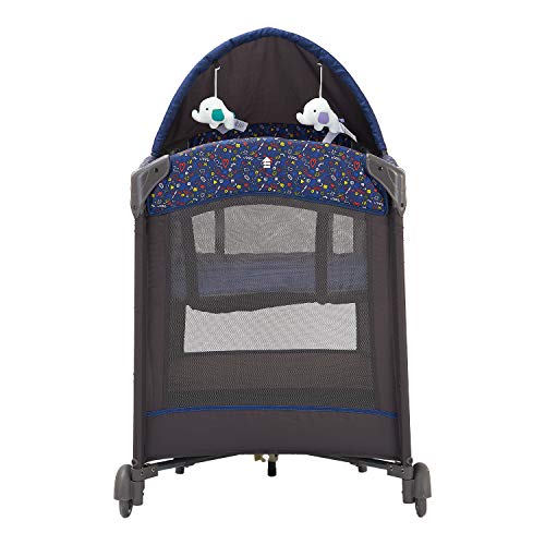 Pamo Babe Portable Lightweight Playard with Mattress (Blue) Pricepulse