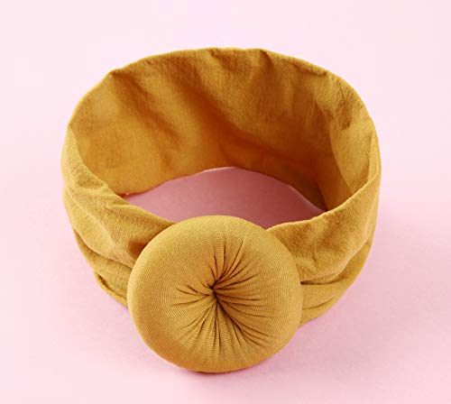 image for DANMY Baby Girl Nylon Headbands Newborn Infant Toddler Hairbands and B