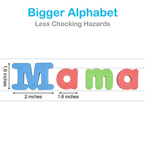 2 Magnetic+Educational+Alphabets+Uppercase+Lowercase