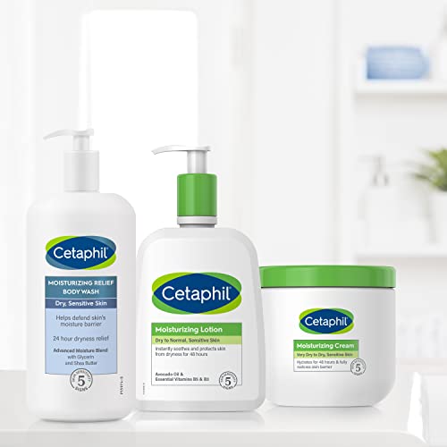Cetaphil Body Wash, NEW Moisturizing Relief Body Wash for Sensitive