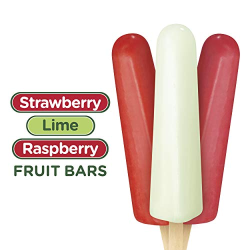 OUTSHINE Strawberry, Lime & Raspberry Frozen Fruit Bars, 12 Ct. Box Gluten Free Non GMO