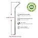 Extra Long Stainless Steel Drinking Straws for 30 oz Tumblers and 20 oz Cups ,Set of 4 | Reusable Eco Friendly Drinking Metal Straws 10.5” | Fits Yeti, RTIC, Ozark tumblers | Cleaning Brush Included