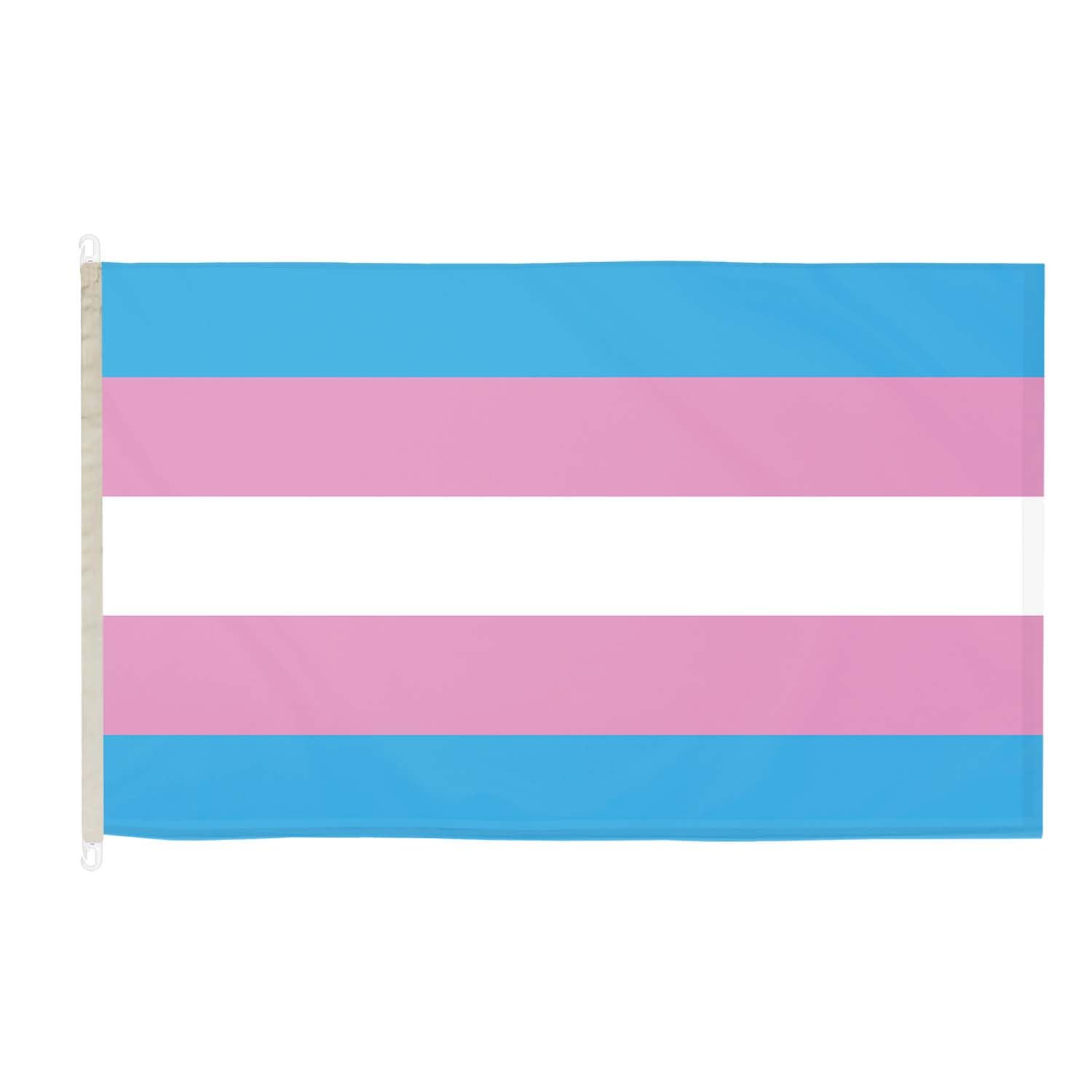 Transgender (New) DuraFlag with Clips 5ft x 3ft Premium Quality Flag 150cm x 90cm