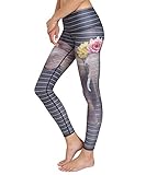 Teeki Women's Leggings or Hot Pants, Small, Love the Elephant Pattern