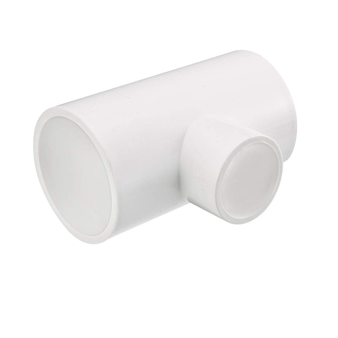 sourcing map 40mm x 40mmx 25mm Slip Reducing Tee PVC Pipe Fitting T-Shaped Connector 2 Pcs