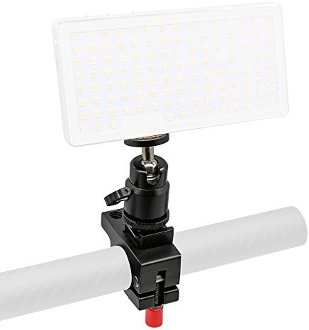 CamRebel Monitor Mount Support Holder with Monitor for DJI Ronin-M MX and FREEFLY MoVI Moza Stabilizers (Clamp with Free Ball Head)